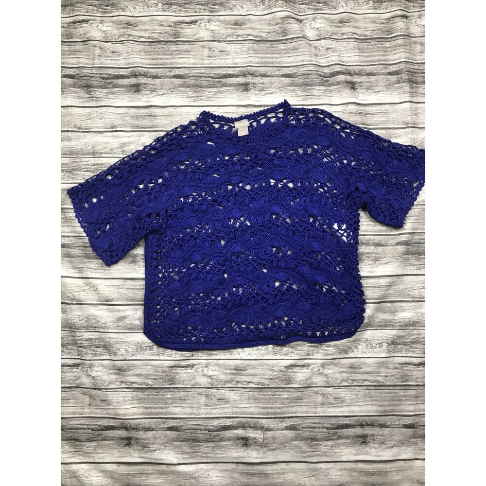 Chico’s Crocheted Top Size 1
